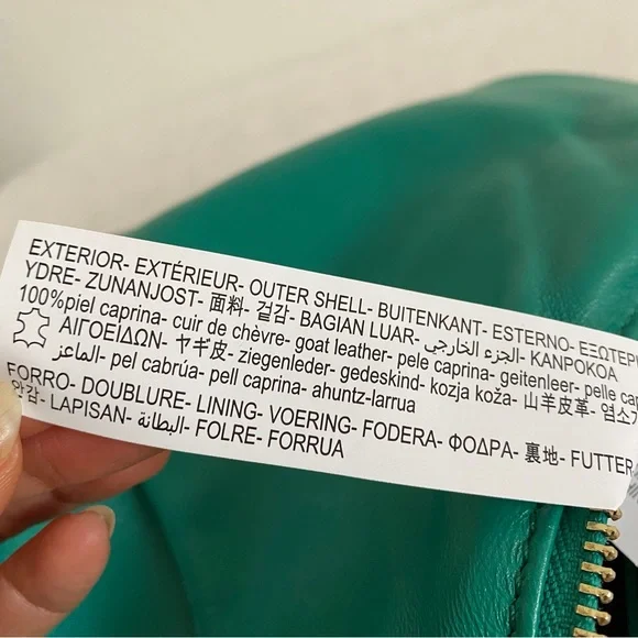 Zara blue green leather handbag - Picture 8 of 13